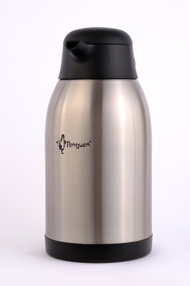 Penguen 2,5 Litre Inox Mandallı Termos