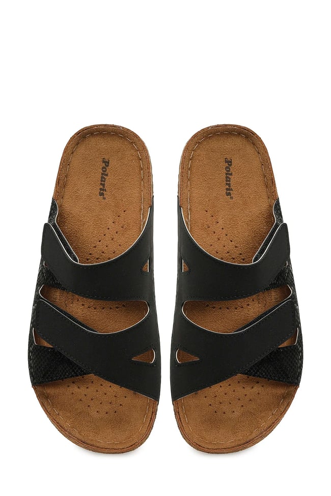 Polarıs A10225079212010 6M 167194.Z6Fx Sıyah Kadın Casual Comfort Duz Terlık
