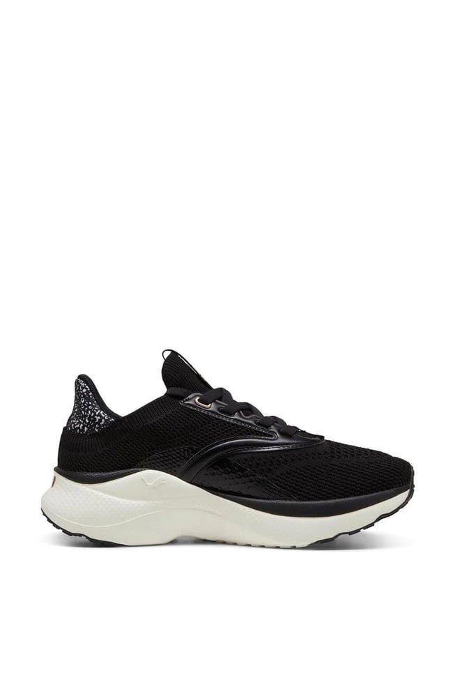 Puma 310162-01 Softrıde Mayve Leopard Wns Puma Black-Warm Whıte-Puma Gold Zenne Kosu Ayakkabısı