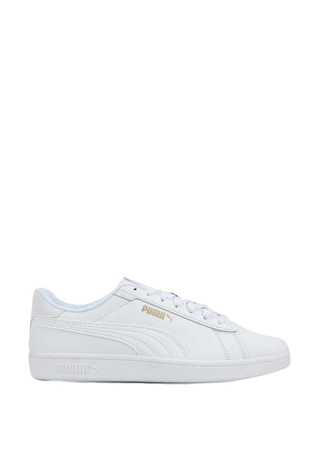 Puma 390987 01 Puma Smash 3.0 L Puma Whıte-Puma Whıte-Puma Gold Unısex Yuruyus Ayakkabısı