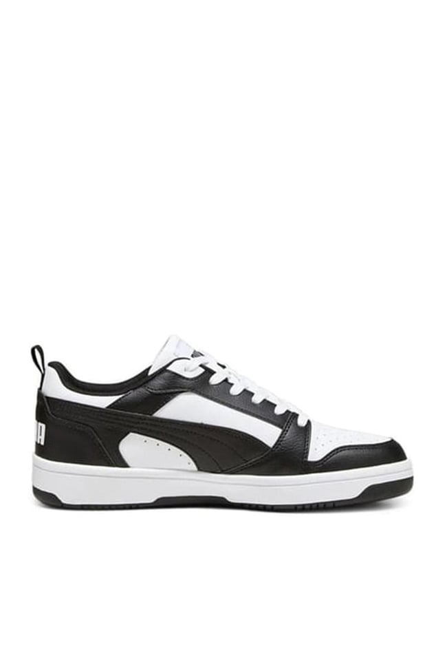 Puma 392328 01 Rebound V6 Low Puma White-Puma Black-Pum Yetişkin Erkek Sneaker Ayakkabısı