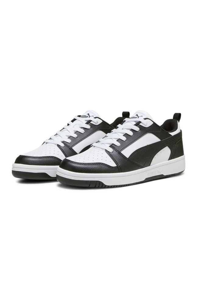 Puma 392328 01 Rebound V6 Low Puma White-Puma Black-Pum Yetişkin Erkek Sneaker Ayakkabısı