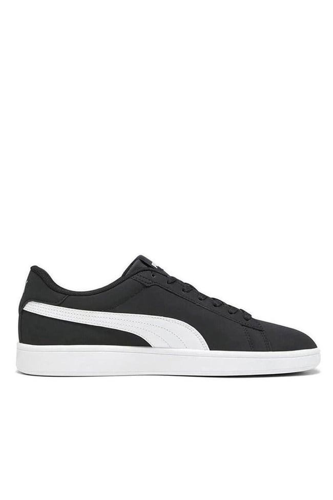Puma 392336 01 Puma Smash 3.0 Buck Puma Black-Puma Whıt E Yetişkin Erkek Tennıs Sneaker