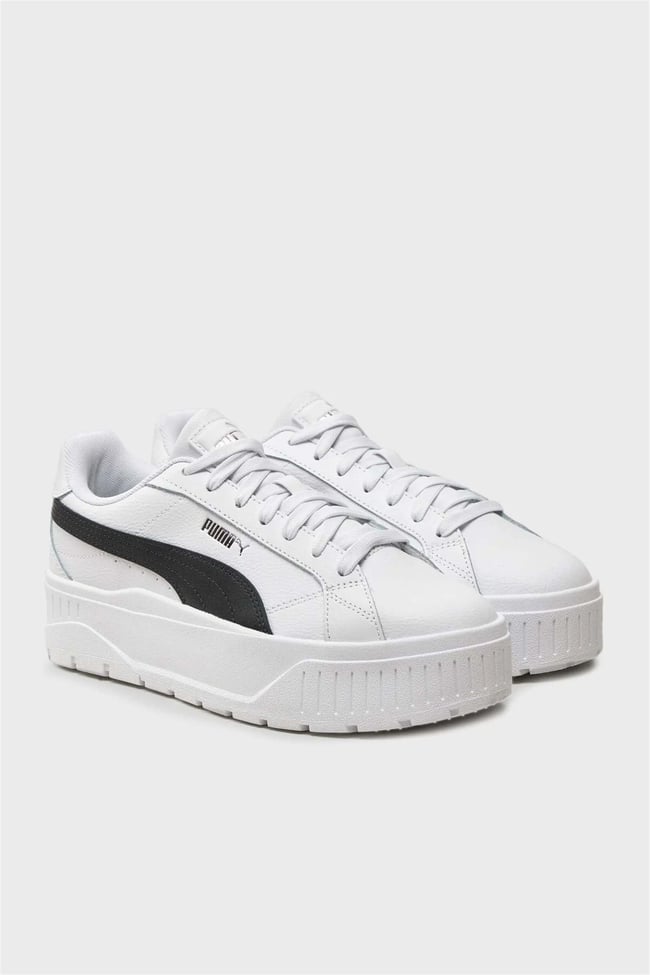 Puma 397456 03 Karmen Iı L Puma Whıte-Puma Black-Puma Sılver Zenne Yuruyus Ayakkabısı