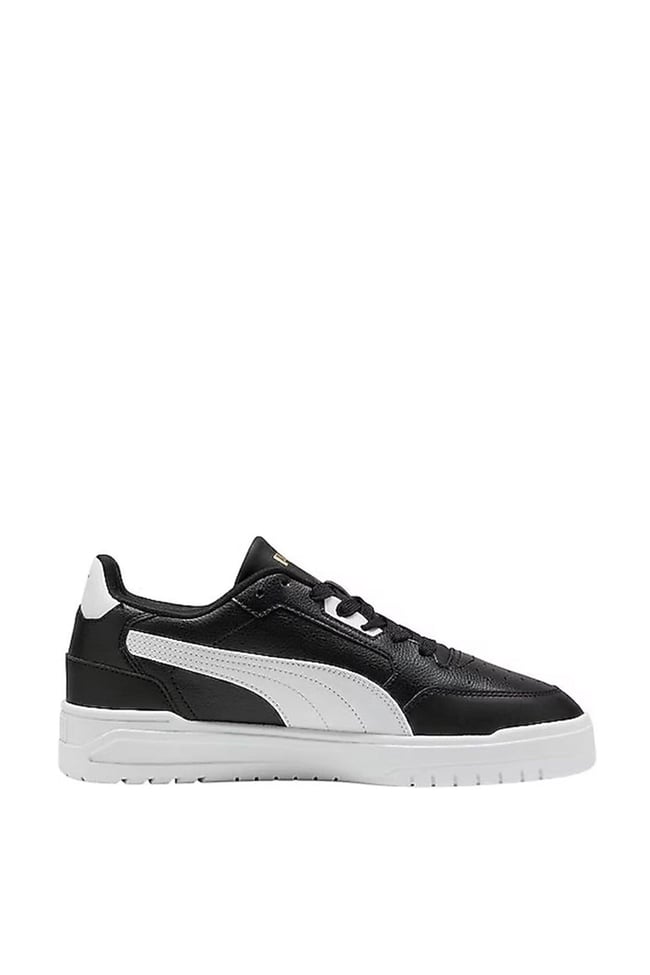 Puma 402596-07 Puma Shuffle Downtown Puma Black-Puma Whıte-Puma Gold Unısex Sneaker Ayakkabı