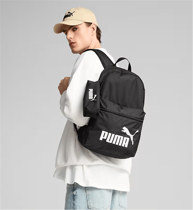 Puma 91191-01 Puma Phase Backpack Set Puma Black Unısex Sırt Cantası