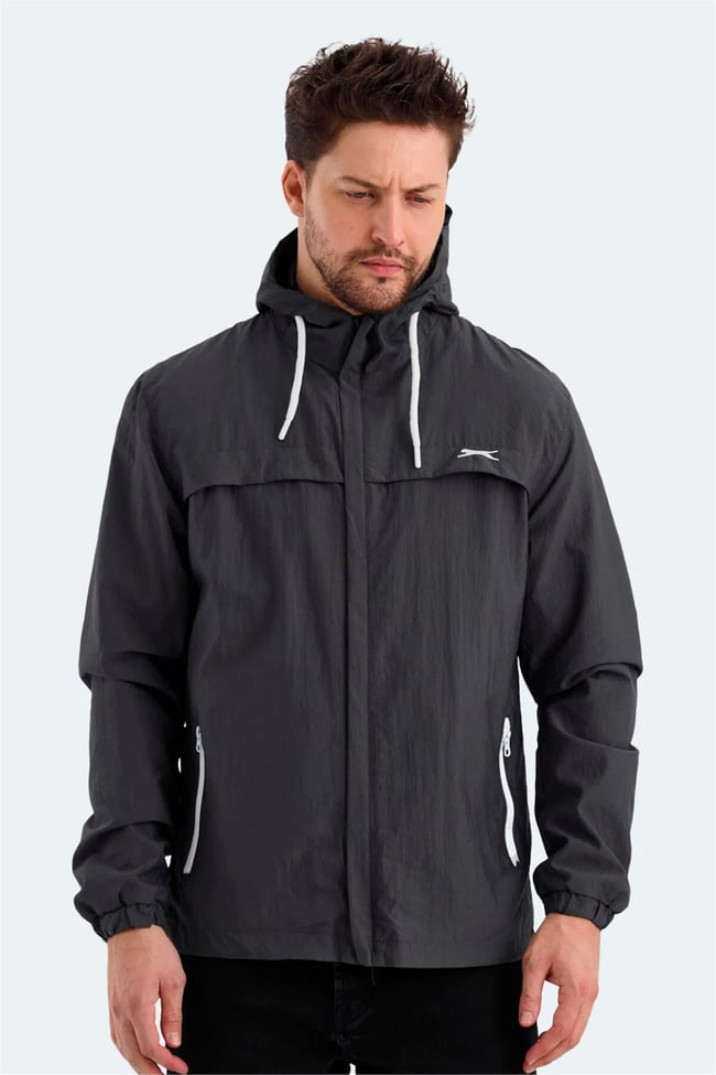 Slazenger Hanga Antrasıt Erkek Yagmurluk