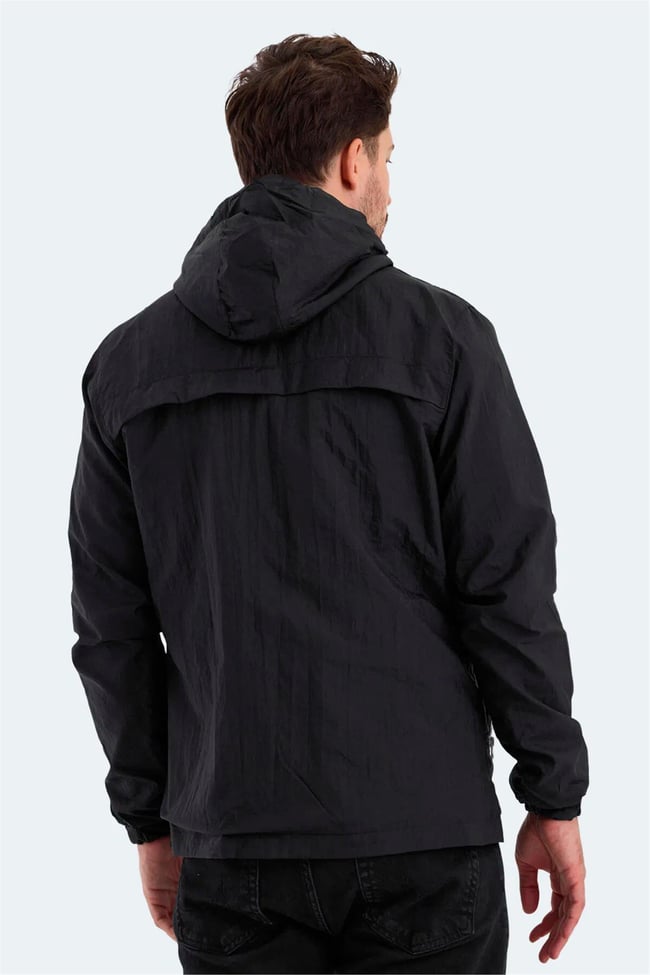 Slazenger Hanga Sıyah Erkek Yagmurluk