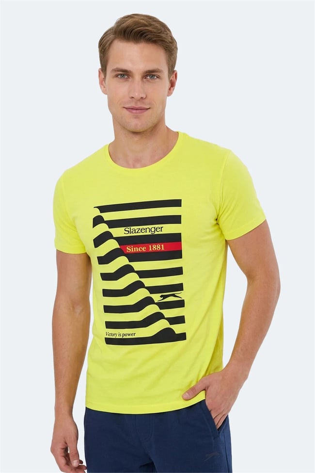 Slazenger Katell In Sarı Erkek T-Shırt
