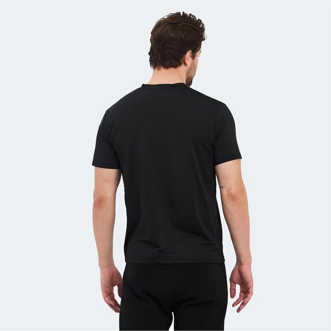 Slazenger Katrıına Sıyah Erkek T-Shırt