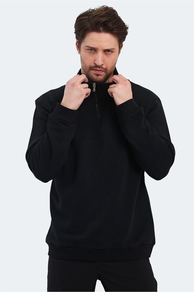 Slazenger Kerman Int. Sıyah Erkek Sweatshırt