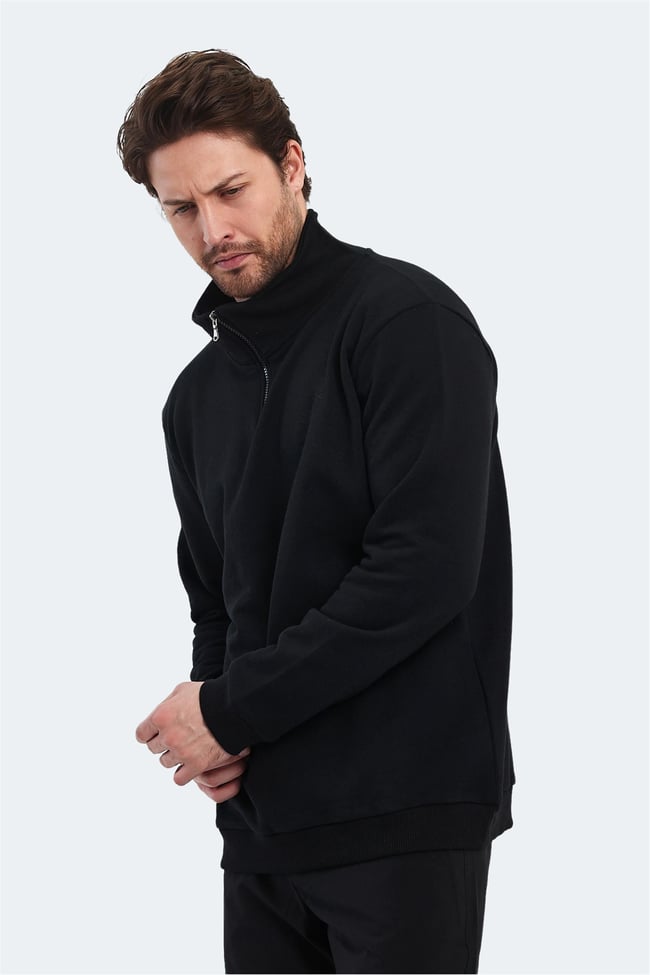 Slazenger Kerman Int. Sıyah Erkek Sweatshırt