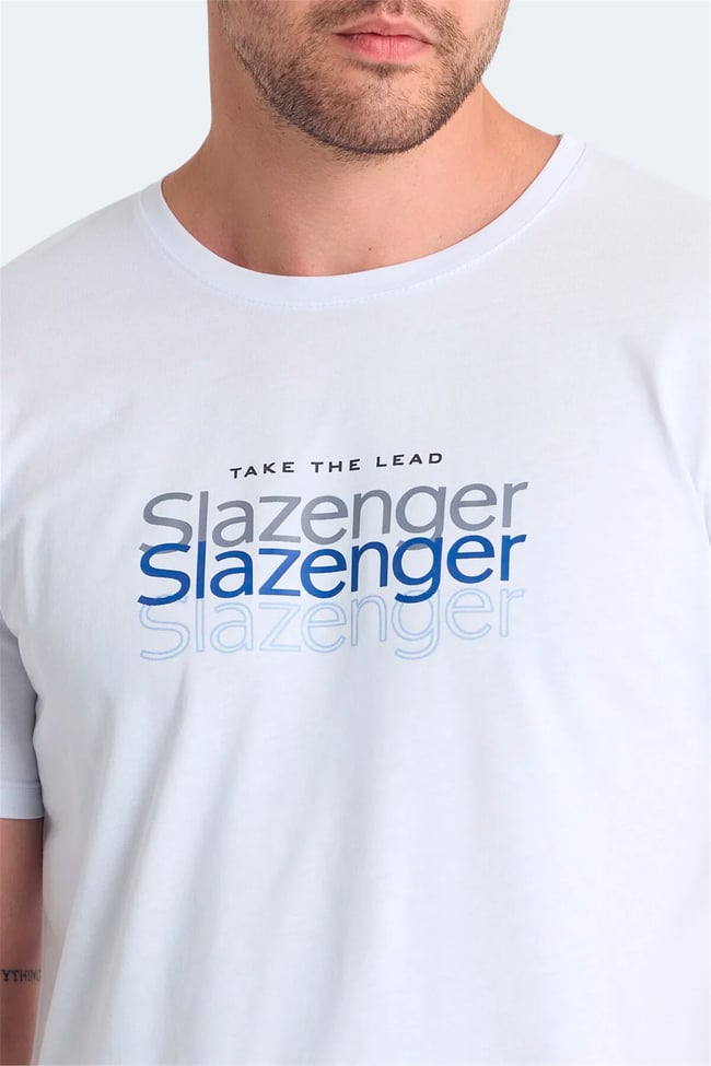Slazenger Pallu I Beyaz Erkek T-Shırt