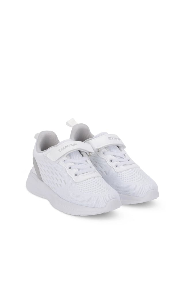 Slazenger SA16LF024-002 Flarex Beyaz / Gri Filet Unısex Spor Ayakkabı