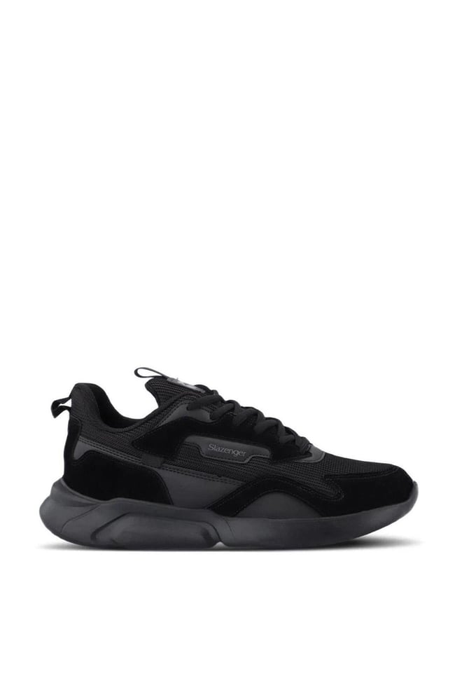 Slazenger Sa23Re048-596 Option Siyah / Siyah Erkek Koşu Ayakkabısı