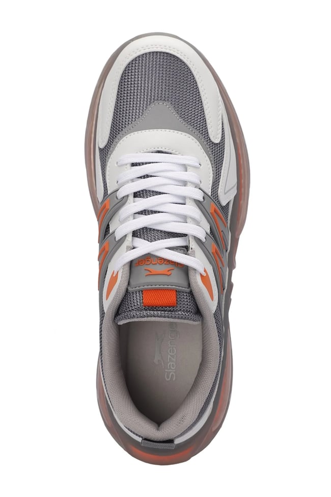 Slazenger SA24RE010-225 Zigor Gri / Turuncu Mrd Koşu Ayakkabı