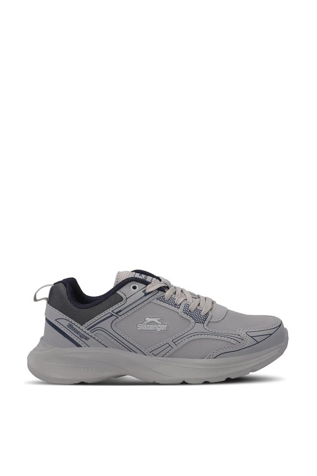 Slazenger Sa24Rk001-201 Gıma Grı / Lacıvert Garson Kosu Ayakkabısı