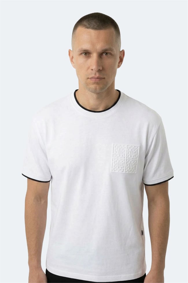 Slazenger St16Te091-000 Zavıer Beyaz Erkek T-Shırt