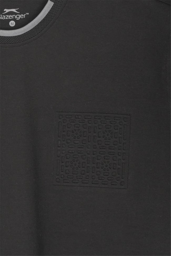 Slazenger St16Te091-500 Zavıer Sıyah Erkek T-Shırt