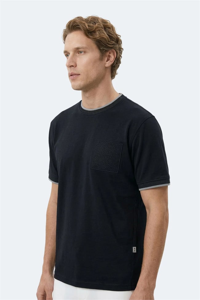 Slazenger St16Te091-500 Zavıer Sıyah Erkek T-Shırt