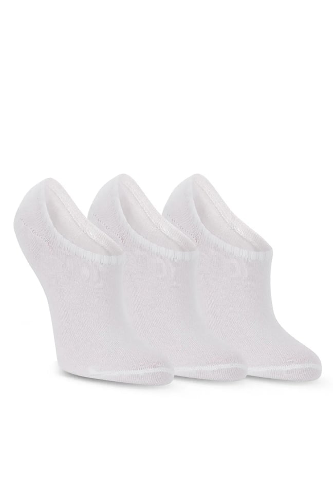 Slazenger SX16CK003-000 Jasira Beyaz 3Lü Çorap