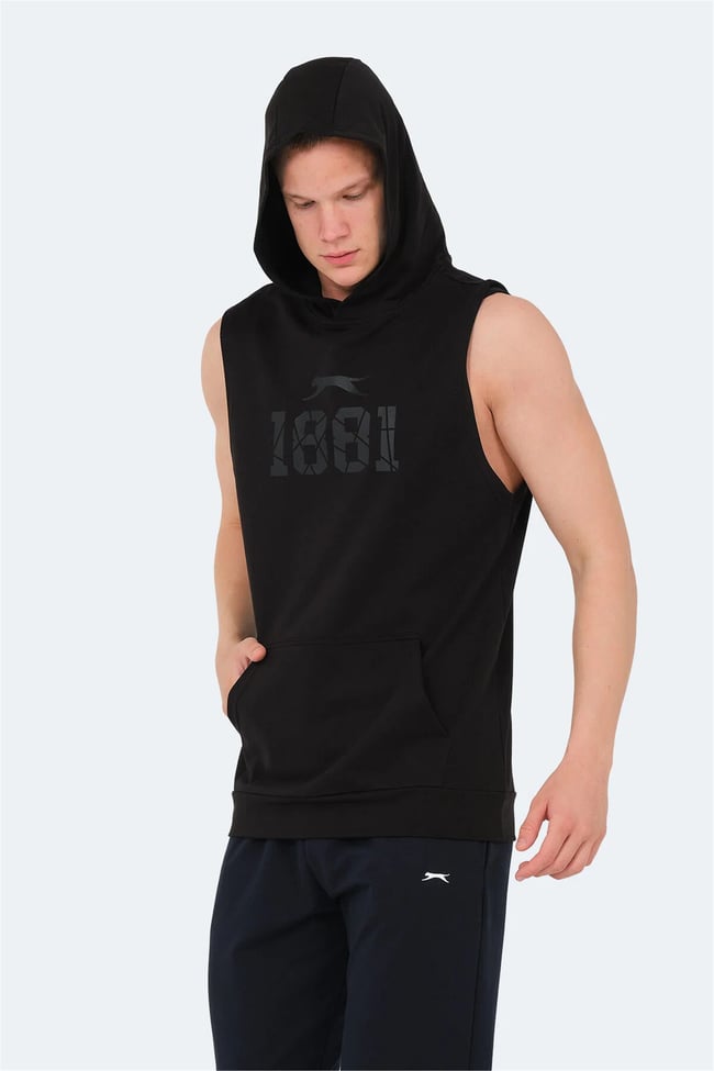 Slazenger Vasılısa Sıyah Erkek T-Shırt