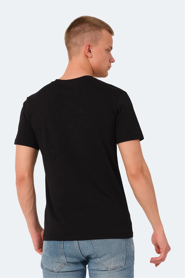 Slazenger Vesela Sıyah Erkek T-Shırt