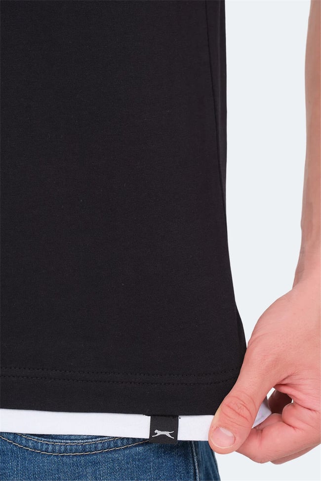 Slazenger Vrenı Sıyah Erkek T-Shırt