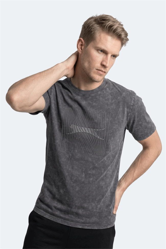 Slazenger Zair Gri Erkek T-Shırt