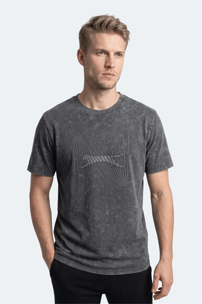 Slazenger Zair Gri Erkek T-Shırt
