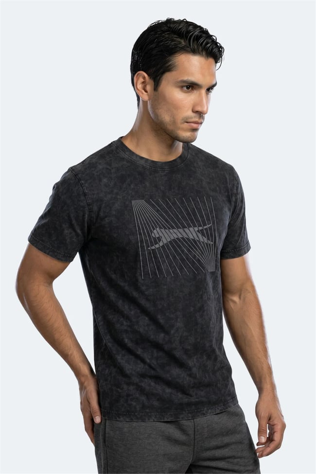 Slazenger Zair Siyah Erkek T-Shırt