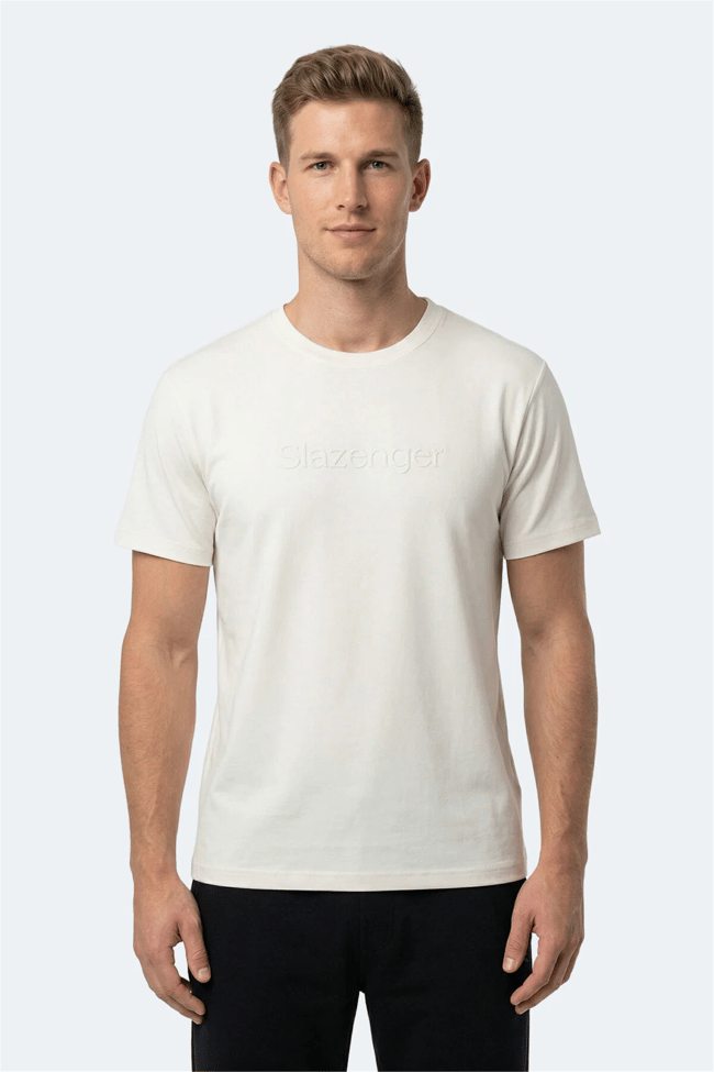 Slazenger Zuranis Beyaz  Erkek T-Shırt