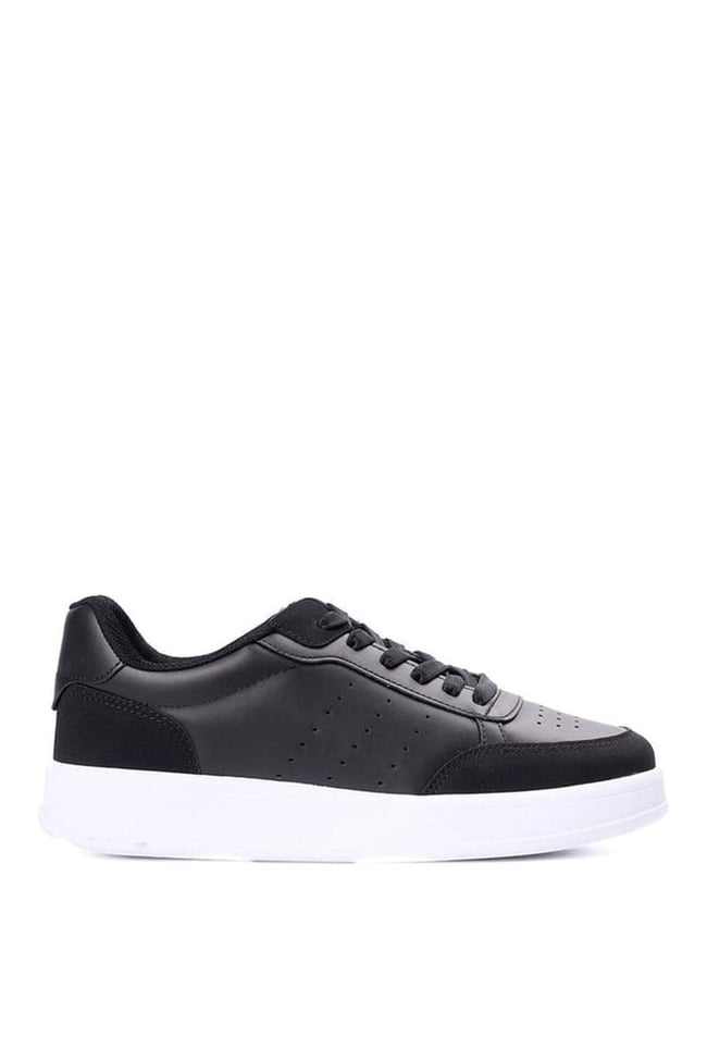 Sunflex 1011 Sıyah-Beyaz Grs Sneaker Ayakkabı