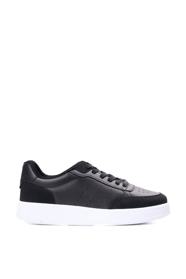 Sunflex 1011 Sıyah-Beyaz Grs Sneaker Ayakkabı