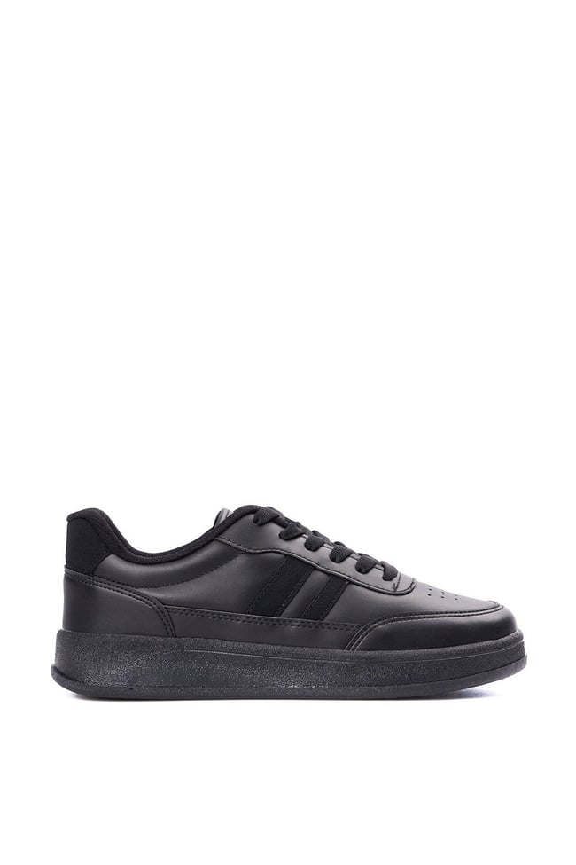 Sunflex 1013 Sıyah-Sıyah Grs Sneaker Ayakkabı