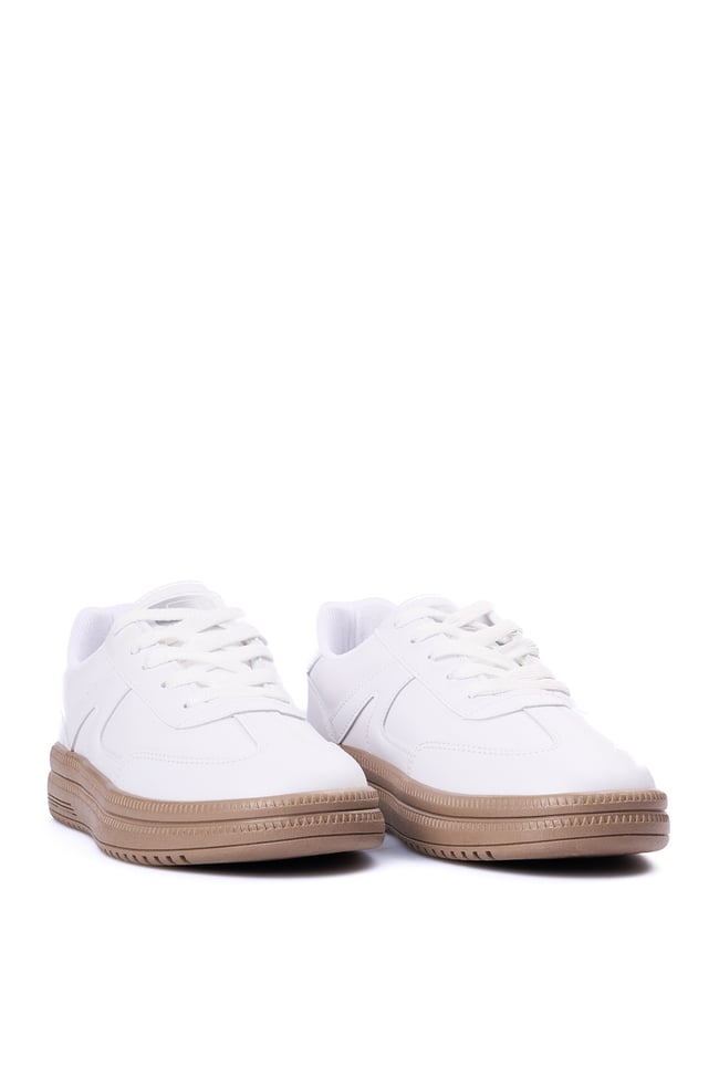 Sunflex 510 Beyaz-Beyaz Grs Sneaker Ayakkabı