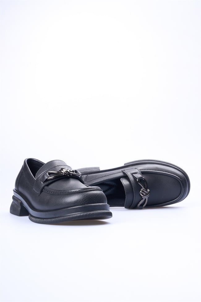 Swell Soft 02 181 Siyah Kadın Loafer Ayakkabı