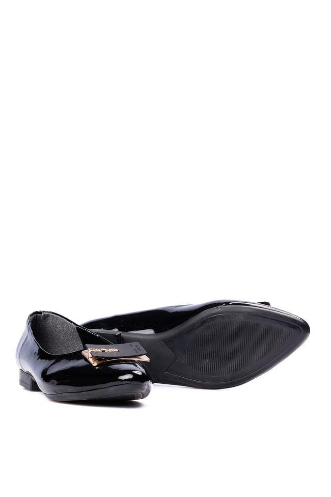 Swell Soft 04 121 Sıyah Rgn Bayan Babet Ayakkabı