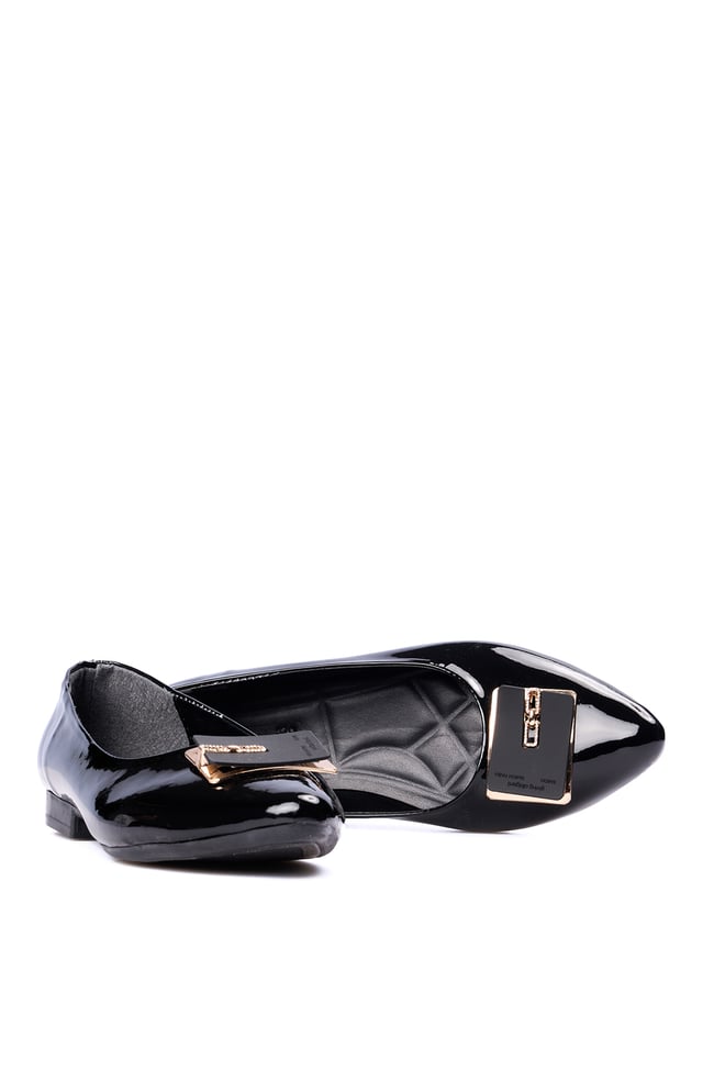 Swell Soft 04 121 Sıyah Rgn Bayan Babet Ayakkabı