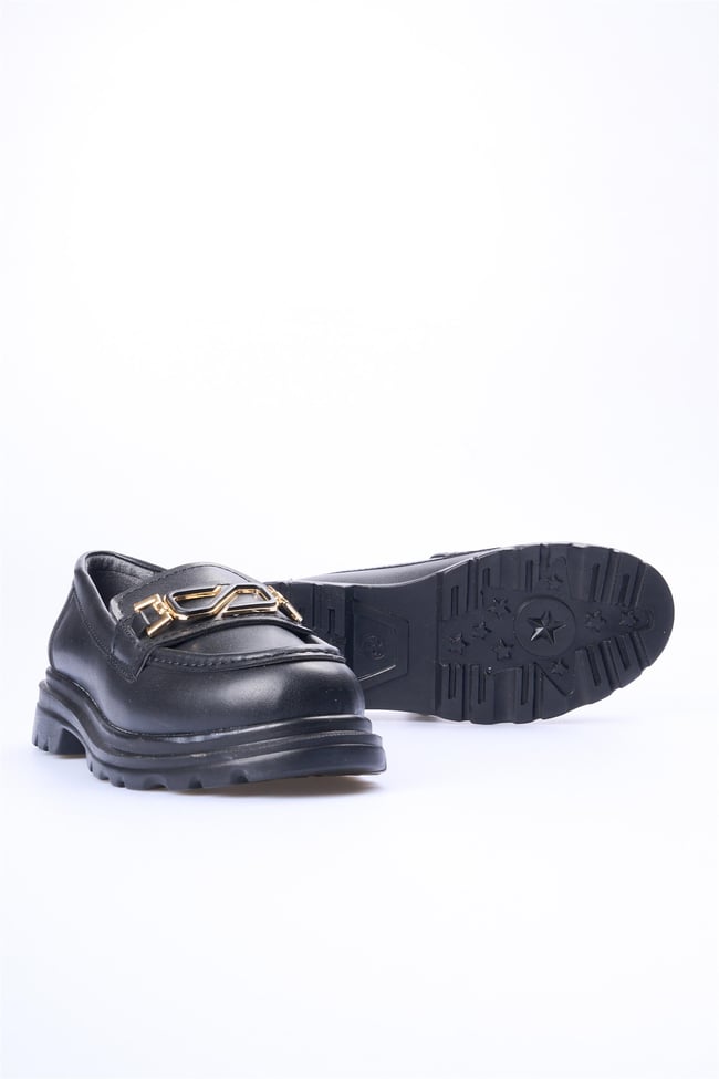 Swell Soft 19 506 Siyah Kadın Loafer Ayakkabı