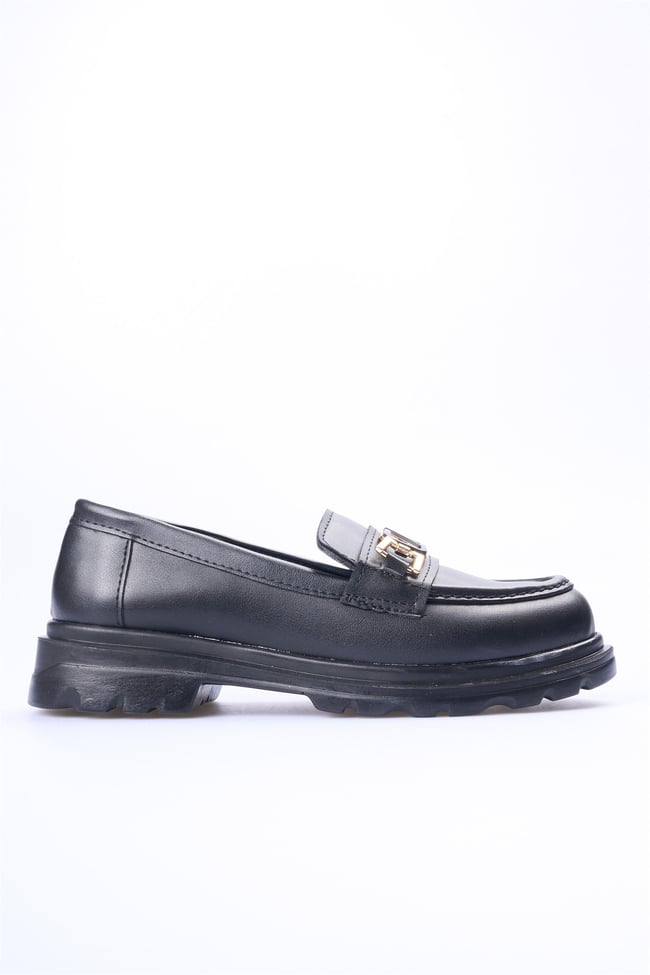 Swell Soft 19 506 Siyah Kadın Loafer Ayakkabı