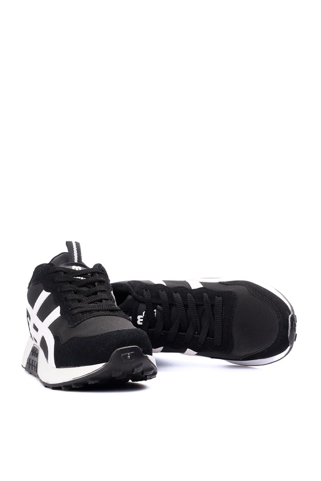 Tekın 120 Sıyah-Beyaz Grs Sneaker Ayakkabı