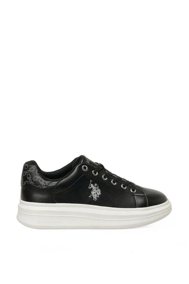 Us Polo A10215781312010 6P Jessıca 6Fx Sıyah Kadın Havuz Taban Sneaker Ayakkabı