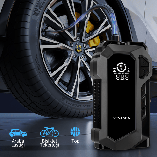 VENANDIN ACARG-002 AIRGONPRO KABLOSUZ AKU TAKVIYE & KOMPRESOR