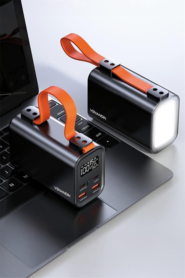 VENANDİN PWB30B1 100W PD Powerbank Laptop Uyumlu 22.5W Hızlı Şarjlı Taşınabilir Şarj Cihazı