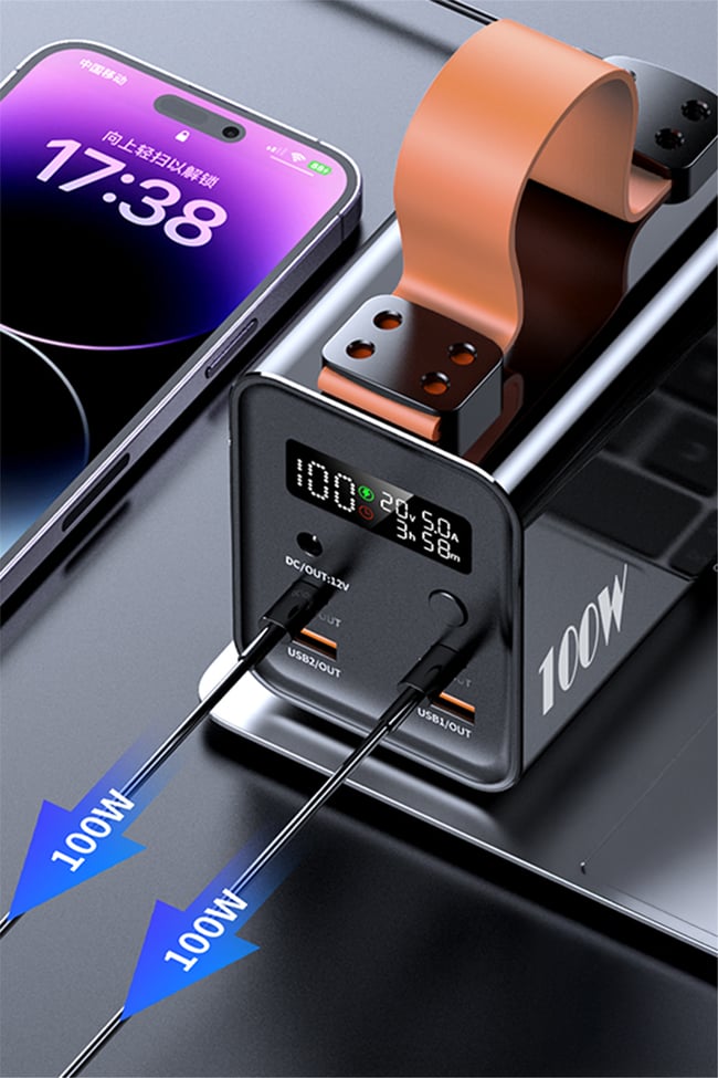 VENANDİN PWB60B1 60.000 Mah Powerbank 100W PD 120W DC Laptop Uyumlu Hızlı Şarj Cihazı