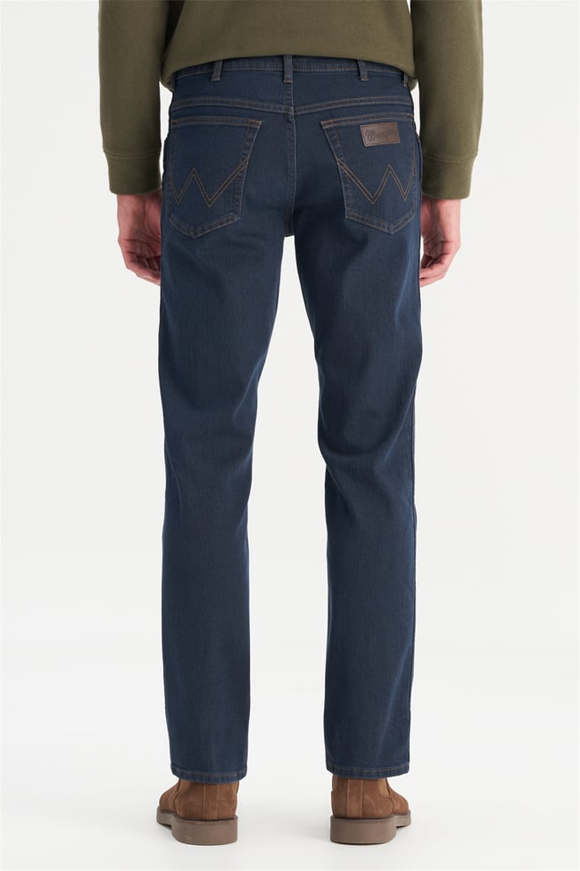 Wrangler W12100020 Texas Black Erkek Straıght Fıt Normal Duz Paca Denım Pantolon