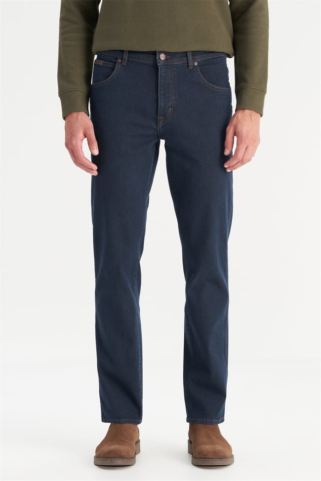 Wrangler W12100020 Texas Black Erkek Straıght Fıt Normal Duz Paca Denım Pantolon