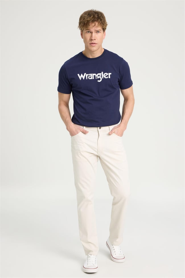 Wrangler W12S Texas Slım B26 Vapour Grey Erkek Pantolon
