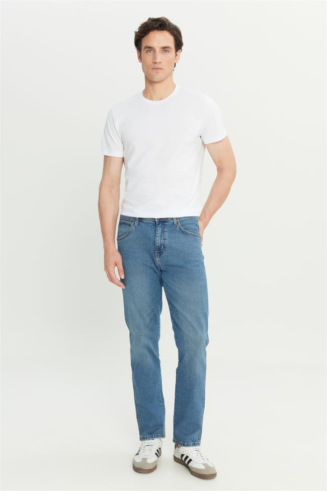 Wrangler W211845 397 Deep Blue Erkek Arızona Denım Pantolon
